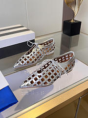 	 Aquazzura Flat Shoes In Silver - 2