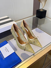 	 Aquazzura Gold Crystal Pump 10cm - 3