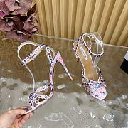 Aquazzura Leather Embellished Tequila Sandals 105 - 2