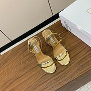 AQUAZZURA Yes Baby 95 Sandal Gold - 3