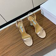 	 AQUAZZURA Yes Baby 95 Sandal Rose Gold - 5