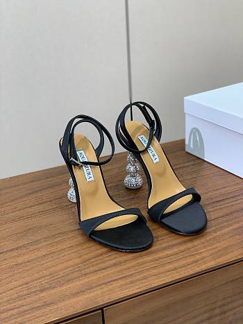 	 AQUAZZURA Yes Baby 95 Sandal Black