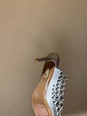 Aquazzura Maxi-Tequila Maryjane 75 Mules in Leather - 5