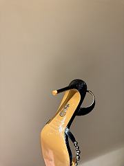 AQUAZZURA  bubbles Black Leather sandal - 5