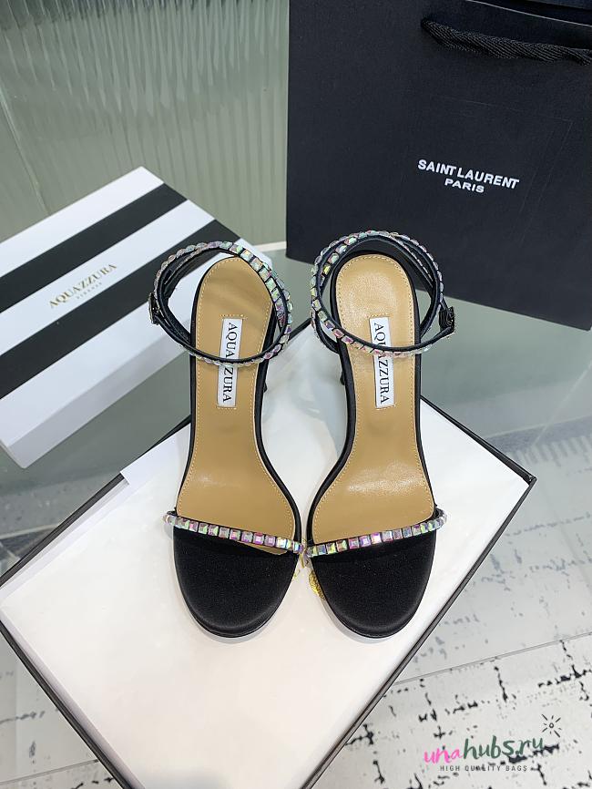Aquazzura Crystal 10cm Sandals - 1