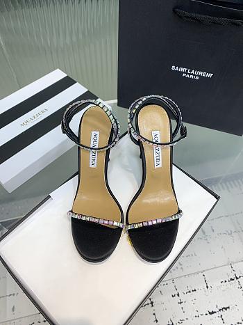 Aquazzura Crystal 10cm Sandals