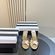 Aquazzura Gold Yes Baby Mules - 4