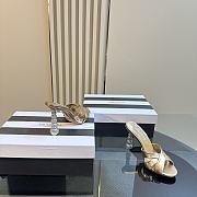 Aquazzura Gold Yes Baby Mules - 3