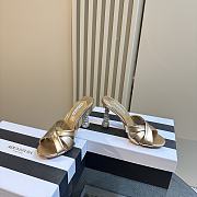 Aquazzura Gold Yes Baby Mules - 2