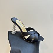 Aquazzura Black Yes Baby Mules - 6