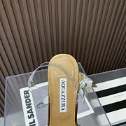 	 Aquazzura Gold Gatsby 105 with back strap - 6