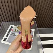 	 Aquazzura Pink Gatsby 105 with back strap - 5