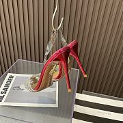 	 Aquazzura Pink Gatsby 105 with back strap - 2