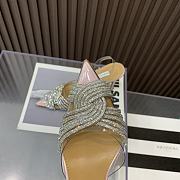 	 Aquazzura Light Pink Gatsby 105 with back strap - 5