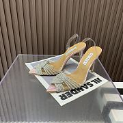 	 Aquazzura Light Pink Gatsby 105 with back strap - 3