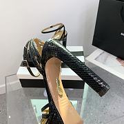 Aquazzura Flow Plateau Black platform sandals 13cm - 6