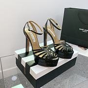 Aquazzura Flow Plateau Black platform sandals 13cm - 4