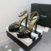 Aquazzura Flow Plateau Black platform sandals 13cm - 3