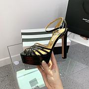 Aquazzura Flow Plateau Black platform sandals 13cm - 2