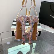 Aquazzura Flow Plateau Pink platform sandals 13cm - 5