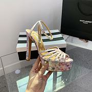 Aquazzura Flow Plateau Pink platform sandals 13cm - 2