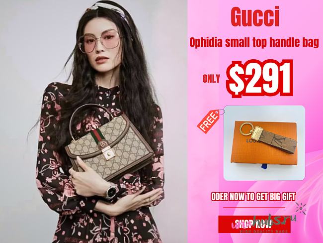 Gucci Ophidia small top handle bag  - 1