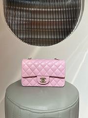 Chanel Classic Flap Bag 20cm Baby Pink - 1