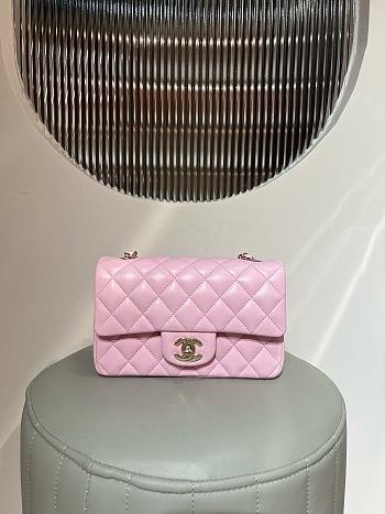Chanel Classic Flap Bag 20cm Baby Pink