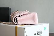 Chanel Medium Classic Flap Bag 25cm Pink - 5
