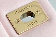 Chanel Medium Classic Flap Bag 25cm Pink - 3