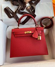 Hermes Kelly 25 Sellier Epsom Gold Hardware - 1
