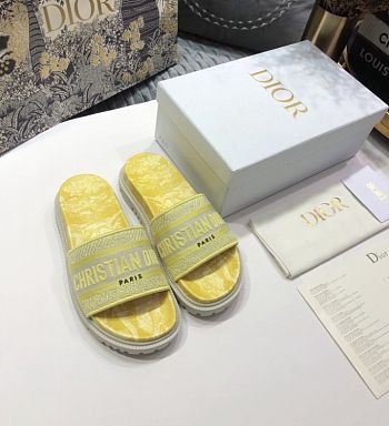 Dior Dway Sandals yellow