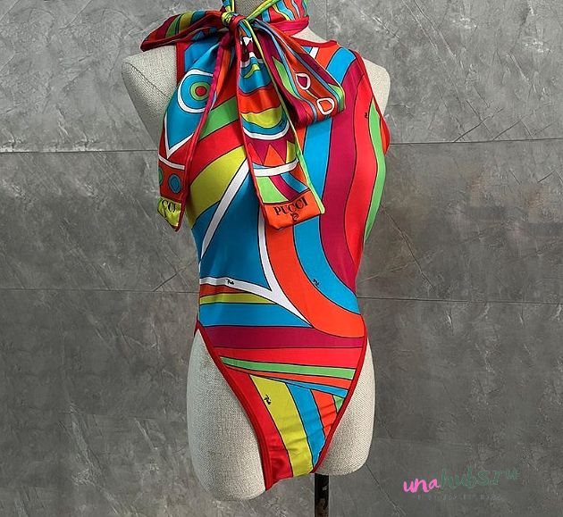 Pucci Red Swimsuit One Piece - 1