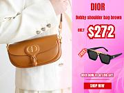 Dior Bobby shoulder bag brown - 1