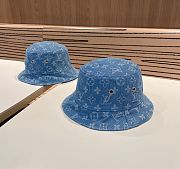 Louis Vuitton Denim Monogram Bucket Bag - 1