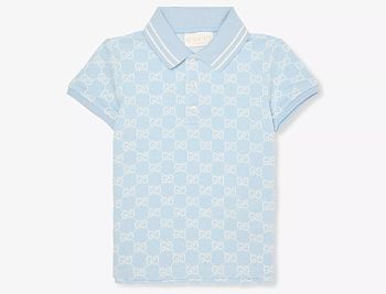 Gucci Kids GG-pattern polo shirt