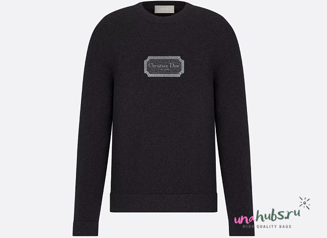 Dior Couture Sweater Black Cashmere Jersey - 1