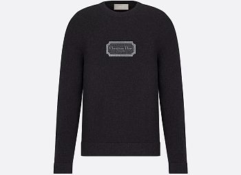 Dior Couture Sweater Black Cashmere Jersey