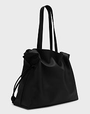 Loewe Flamenco XL Clutch Bag in Black Napa Leather  - 44x34x21cm - 3