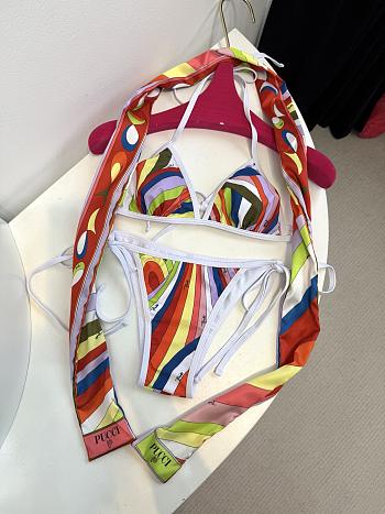 Pucci Printed bikini bottoms in multicoloured