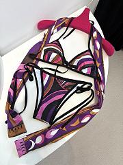 Pucci Purple Iride-print Bikini  - 1