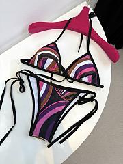 Pucci Purple Iride-print Bikini  - 6