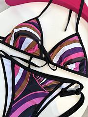 Pucci Purple Iride-print Bikini  - 4