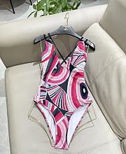 Pucci Pink Iride-Print Swimsuit - 5