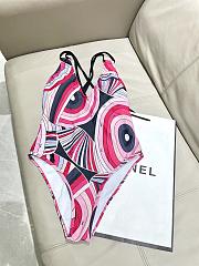 Pucci Pink Iride-Print Swimsuit - 4