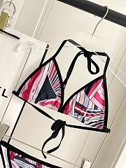 Pucci Emilio Printed Lycra Triangle Bikini  - 5
