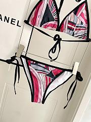 Pucci Emilio Printed Lycra Triangle Bikini  - 3