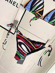 Pucci Marmo bikini top in multicoloured  - 3