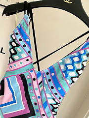 Emilio Pucci Vivara Print Swimsuit in Blue - 2