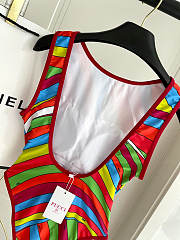 Pucci Red One Piece With Scarf - 6